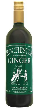 Rochester Ginger Drink Non-Alcoholic Raw Ginger (725ml, glass)